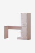 Hanah Home - Arbejdsbord og bogreol Milla - Hvid - Skriveborde - - Hom...