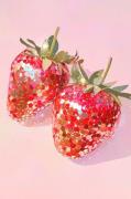 Pelcasa - Plakat Sparkling Strawberries - Rød - Posters - - Homeroom
