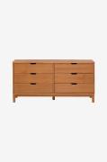 Loft24 - Kommode Post 6 skuffer - Brun - Kommoder - - Homeroom
