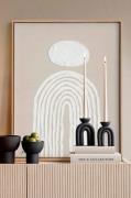Zelected by Houze - Indrammet canva Hot Boho - Beige - Billeder - - Ho...