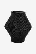 Present Time - Vase Twisted Rib - Sort - Urtepotteskjulere & vaser - -...
