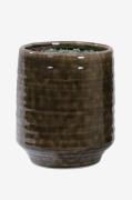 Eightmood - Vase Harbor medium - Brun - Urtepotteskjulere & vaser - - ...