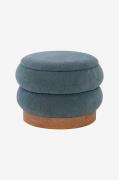 Nordic Furniture Group - Puf med opbevaring Tilde - Blå - Fodskamler &...