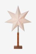 Star Trading - Karo Stjerne på fod 70 cm - Brun - Adventsstjerner - - ...