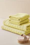 &Home - Sæt med frottéhåndklæder Day 4 dele - Gul - Håndklæder - - Hom...