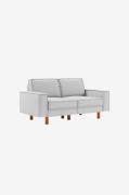 Hanah Home - Sofa med 2 sæder Sparrow - Grå - 2-pers. sofaer - - Homer...