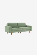 Hanah Home - Sofa med 3 sæder Sparrow - Grøn - 3-pers. sofaer - - Home...