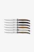 Laguiole Style de Vie - Grillknive Set 6 - Flerfarvet - Bestik - - Hom...