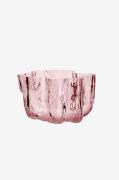 Kosta Boda - Votivglas Crackle 5,8Cm - Rosa - Skåle - - Homeroom