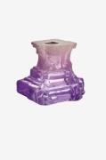 Kosta Boda - Lysestage Rocky Barouqe 10Cm - Lilla - Lysestager & lante...