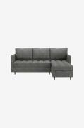 Loft24 - Lindhus 3-personers sofa med opbevaringsplads Vendbar chaisel...