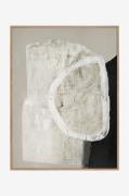 Malerifabrikken - Design Painting / White Stone / 90x120 Cm / Egetræsr...