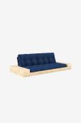 Karup - Base Sovesofa m. 2 sidebokse Tre-personers - Blå - Sovesofaer ...