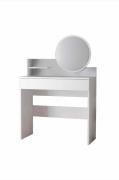 Hanah Home - Make Up Table Harmony Mini Round - Hvid - Skriveborde - -...