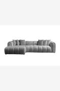 Hanah Home - Hjørnesofa N Line Left - Grå - Sofaer med chaiselong - - ...