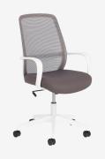 Kave Home - Kontorstol - melva - Grå - Skrivebordsstole - - Homeroom