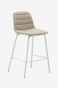 Kave Home - Barstol - zunilda 2-pak - Beige - Barstole & -taburetter -...