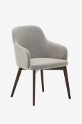 Kave Home - Spisebordsstol - nelida 2-pak - Brun - Stole - - Homeroom