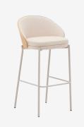 Kave Home - Barstol - eamy 2-pak - Beige - Barstole & -taburetter - - ...
