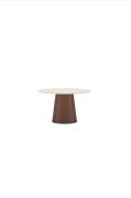 Venture Home - Lanzo Rundt spisebord - Beige - Spiseborde - - Homeroom