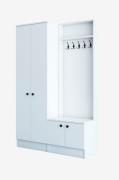 Hanah Home - Hall Stand Adley - Hvid - Entrémøbler - - Homeroom