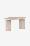 Homitis - Spisebord med udtræk Sorell 160-200 x 90 cm - Beige - Spiseb...