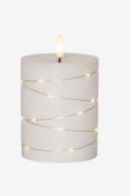 Star Trading - LED-søjlelys Flamme Dew 12,5cm - Hvid - Lys - - Homeroo...