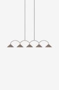 Globen Lighting - Pendellampe Curve 5 Mocha - Brun - Loftpendler - - H...