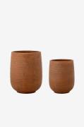 Bloomingville - Mesola Urtepotte - Brun - Urtepotteskjulere & vaser - ...
