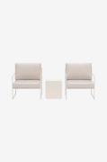 Venture Home - Lissabon Lounge-sæt - Beige - Loungemøbler - - Homeroom