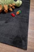 KM Home - Gulvtæppe Soft - Sort - Luv- & ryatæpper - - Homeroom