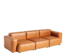 HAY Mags Soft Sofa - Low Arm - 3Pers. - Sense Læder