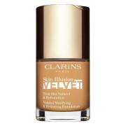 Clarins Skin Illusion Velvet Foundation 114N Cappucino, 30 ml