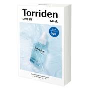 Torriden DIVE-IN Low Molecular Hyaluronic Acid Mask Pack 10 pcs