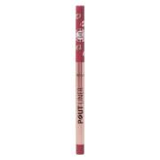 Makeup Revolution Pout Liner Plumping Lip Liner - Warm Mauve Pink