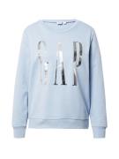 GAP Sweatshirt  lyseblå / sølv