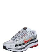 Nike Sportswear Sneaker low 'P-6000'  rød / sort / sølv / hvid