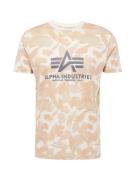 ALPHA INDUSTRIES Bluser & t-shirts  beige / elfenben / greige / mørkeg...