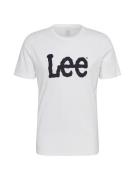 Lee Bluser & t-shirts 'Wobbly Logo Tee'  sort / hvid
