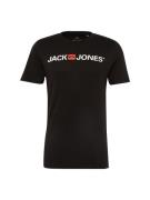 JACK & JONES Bluser & t-shirts 'Essentials'  knaldrød / sort / hvid