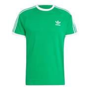 ADIDAS ORIGINALS Bluser & t-shirts 'Adicolor Classics'  grøn / hvid
