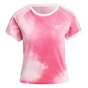 ADIDAS ORIGINALS Shirts 'Colour Fade 3-Stripes'  pink / hvid