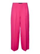 VERO MODA Bukser med fals  fuchsia