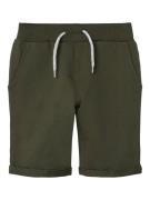 NAME IT Bukser 'Vermo'  khaki / hvid