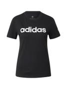 ADIDAS SPORTSWEAR Funktionsbluse 'Essentials  Logo'  sort / hvid