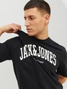 JACK & JONES Bluser & t-shirts 'Josh'  sort / hvid