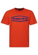Superdry Bluser & t-shirts 'Game On 90s'  blå / orange / sort / offwhi...