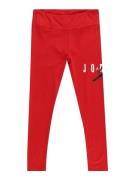 Jordan Leggings  brandrød / sort / hvid