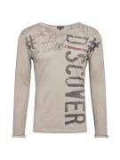 Key Largo Bluser & t-shirts 'Explore'  taupe / sølvgrå
