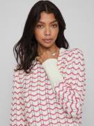 VILA Pullover 'ALERIA'  ecru / pink